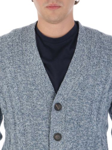 Immagine di FILIPPO DE LAURENTIIS | Cardigan Uomo in Lana a Treccia