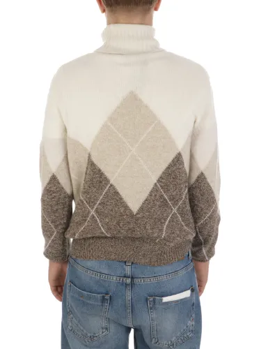 Picture of BARBA | Men's Diamond Wool Sweater
