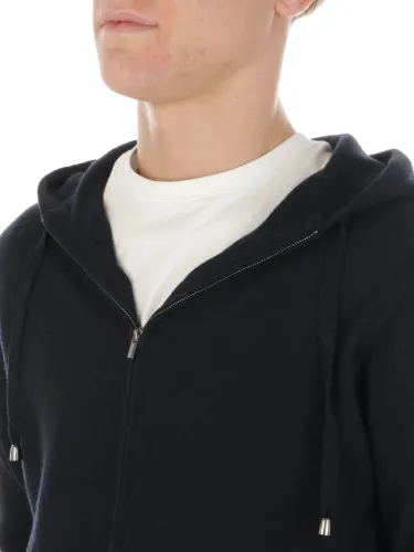 Immagine di FILIPPO DE LAURENTIIS | Fullzip Uomo in Lana e Cashmere con Cappuccio