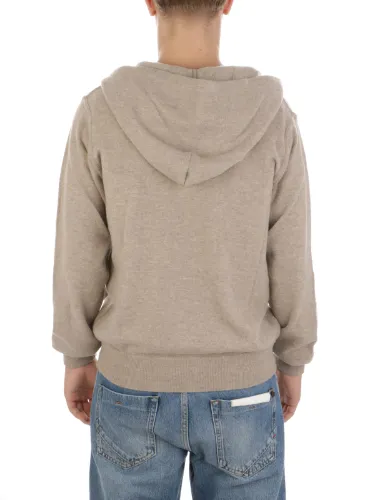 Immagine di FILIPPO DE LAURENTIIS | Fullzip Uomo in Lana e Cashmere con Cappuccio