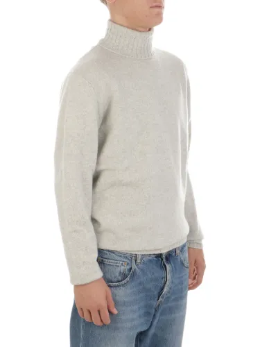 Picture of FILIPPO DE LAURENTIIS | Men's Wool and Cashmere Turtleneck Sweater