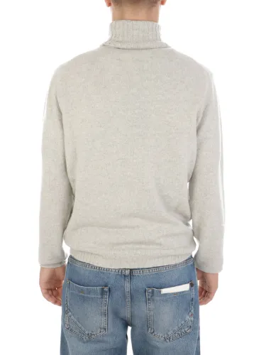 Picture of FILIPPO DE LAURENTIIS | Men's Wool and Cashmere Turtleneck Sweater