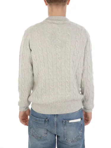 Picture of FILIPPO DE LAURENTIIS | Men's Crew Neck Wool and Cashmere Sweater