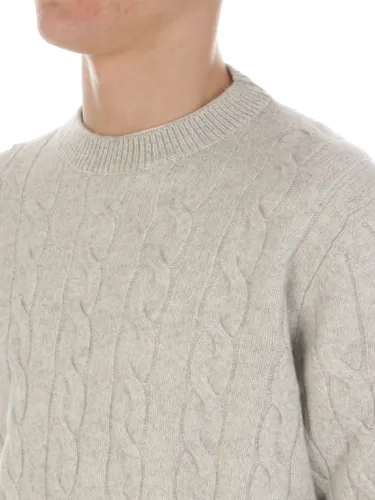 Picture of FILIPPO DE LAURENTIIS | Men's Crew Neck Wool and Cashmere Sweater