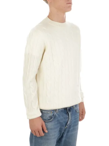 Picture of FILIPPO DE LAURENTIIS | Men's Crew Neck Wool and Cashmere Sweater