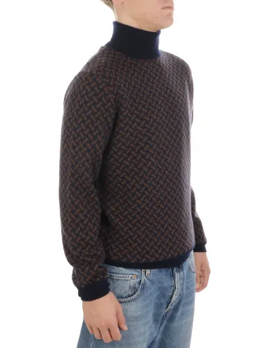 Picture of DRUMOHR | Men's Biscottino Turtleneck in Cashmere