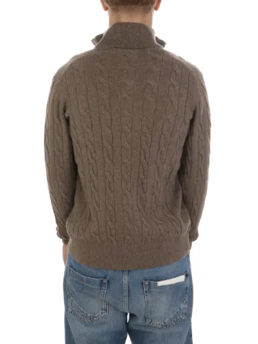 Picture of FILIPPO DE LAURENTIIS | Men's Blusotto Wool and Cashmere Cardigan