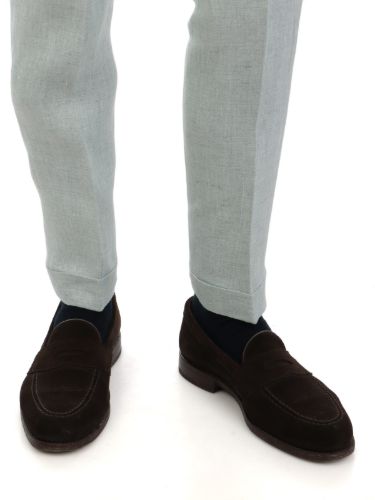 Immagine di BERWICH | Pantalone Uomo Retrolong In Lino
