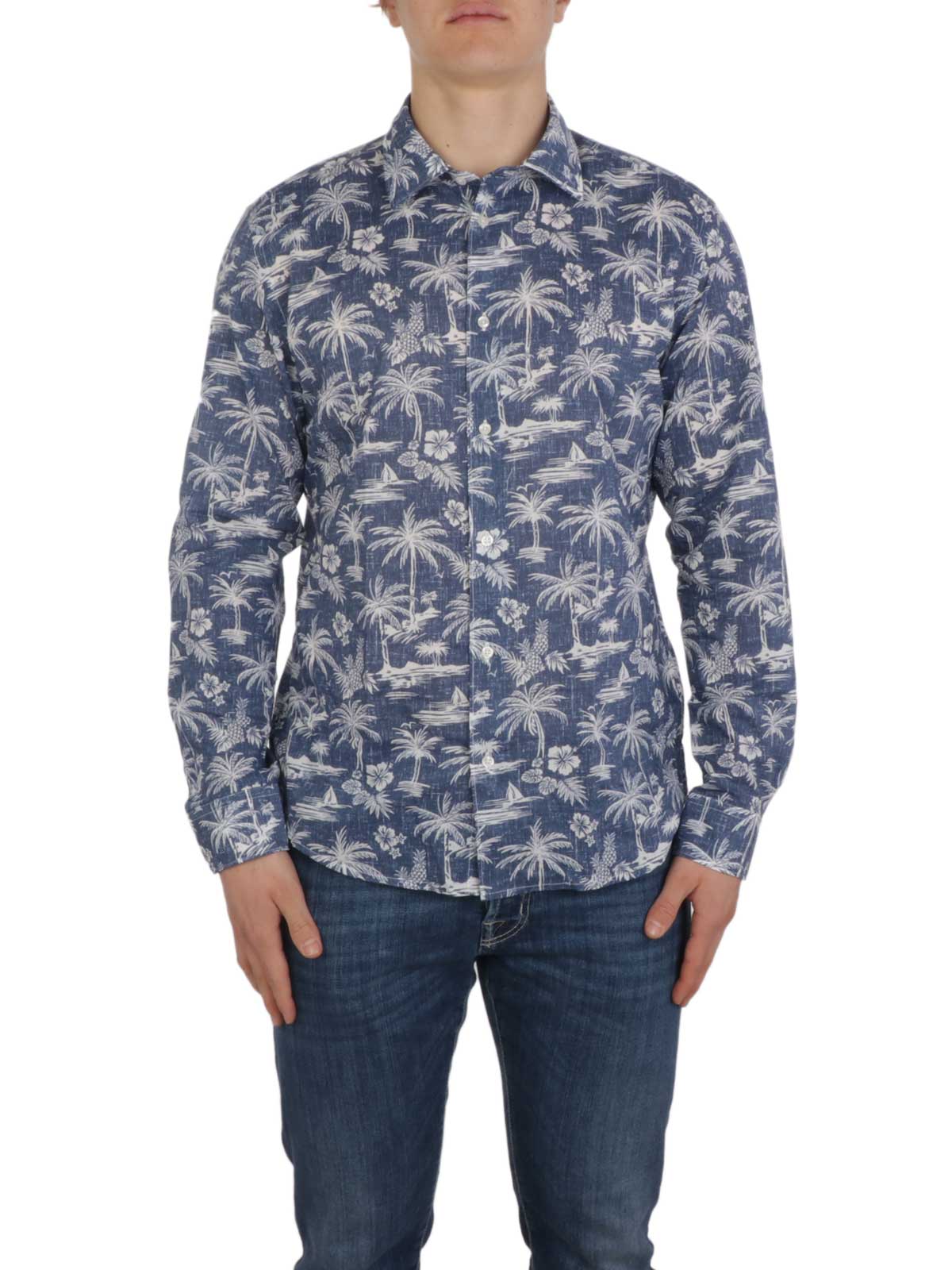 camicia uomo floreale