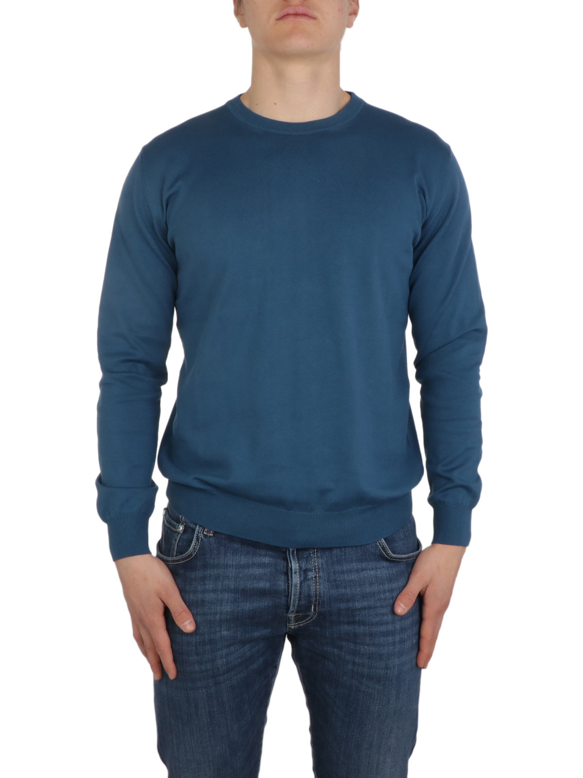 mens cotton crewneck sweater