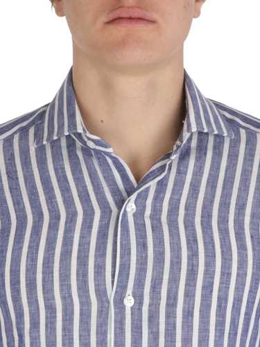 Immagine di BARBA | Camicia Uomo in Lino a Righe