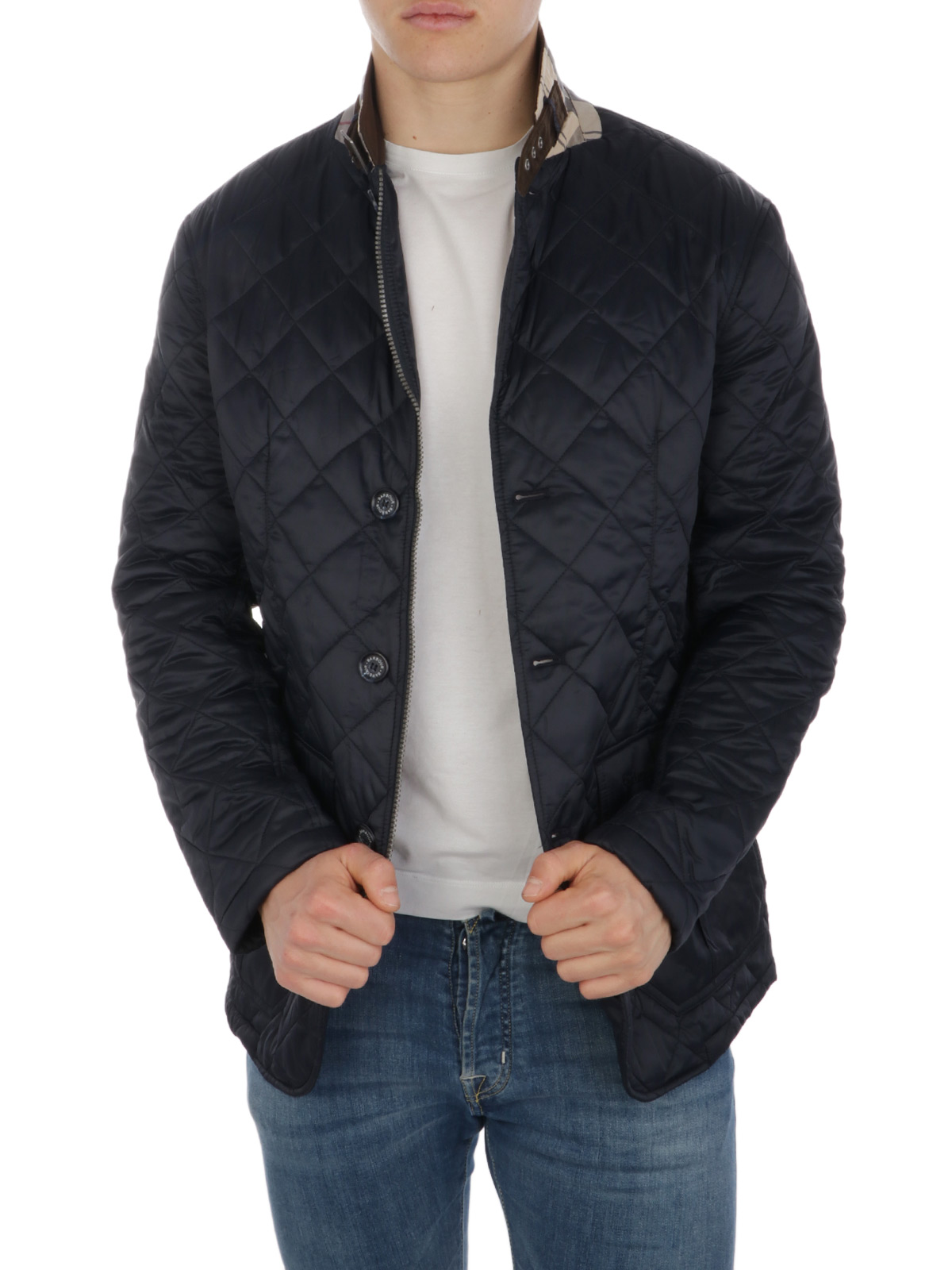 BARBOUR Men's Quilted Sander Jacket Navy | MQU0559 MQU | Botta & B ...