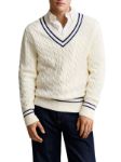 Picture of Gant | Cotton Cable V-Neck