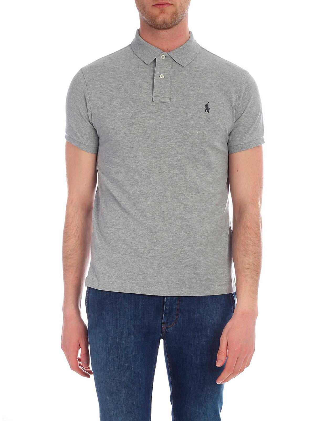 mens slim fit polo