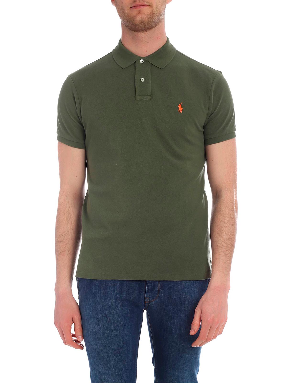 ralph lauren olive polo shirt