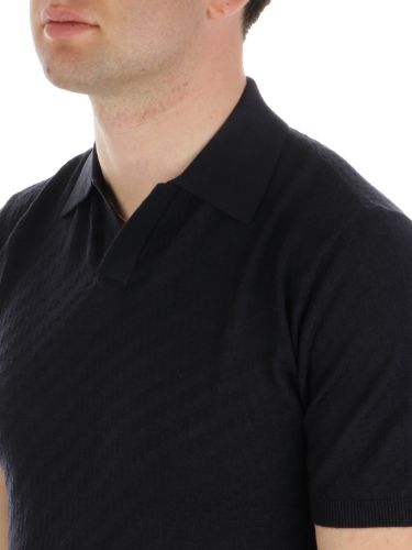 Immagine di EMPORIO ARMANI | Polo Uomo Testurizzata in Lyocell