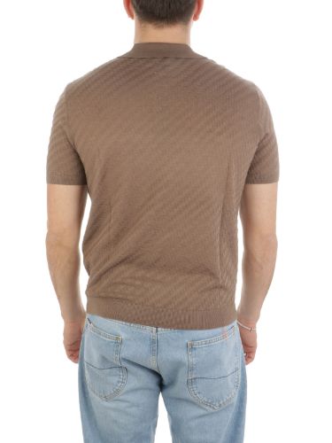 Picture of EMPORIO ARMANI | Men's Lyocell Texturized Polo