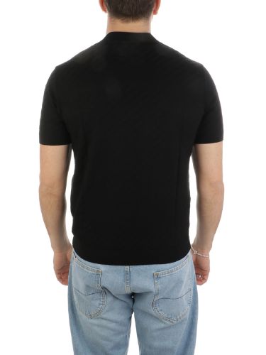 Picture of EMPORIO ARMANI | Men's Lyocell Texturized Polo