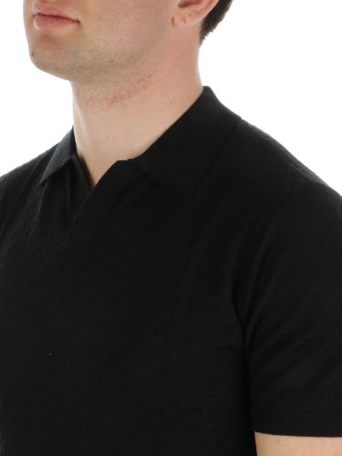 Picture of EMPORIO ARMANI | Men's Lyocell Texturized Polo