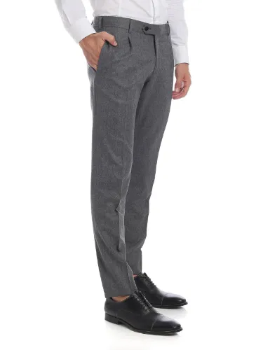 Immagine di LBM 1911 | Pantaloni Uomo in Lana con Pinces