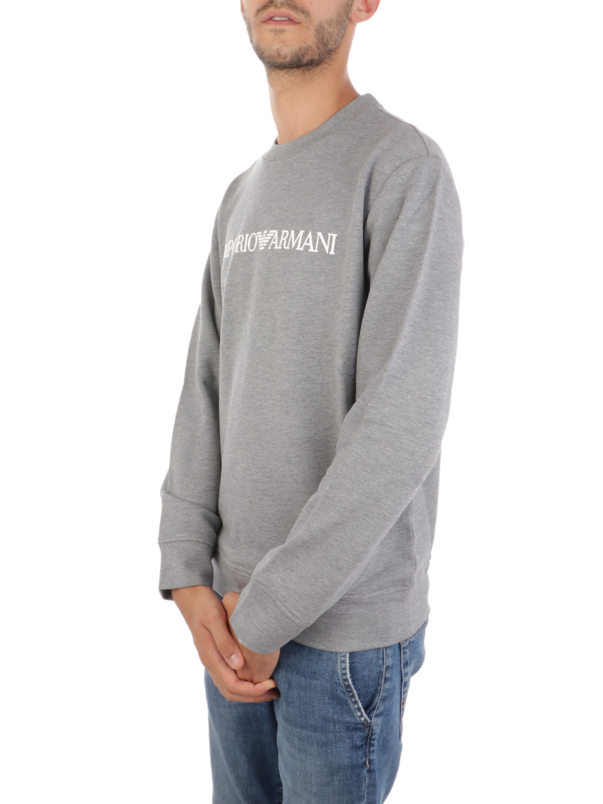 Picture of EMPORIO ARMANI | Men's Embossed Logo Sweatshirt