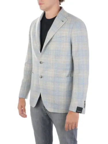Immagine di TAGLIATORE | Giacca Uomo Finestrata in Lana e Cashmere