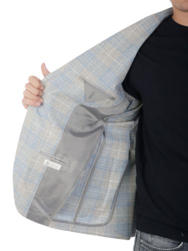 Immagine di TAGLIATORE | Giacca Uomo Finestrata in Lana e Cashmere