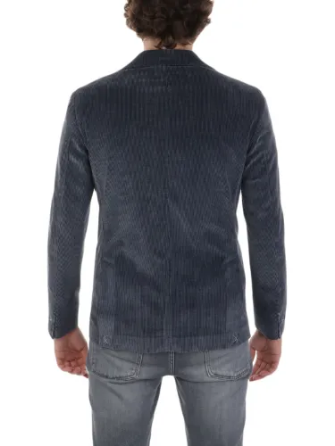 Picture of ELEVENTY | Men's Soft Ribbed Velvet Blazer Jacket