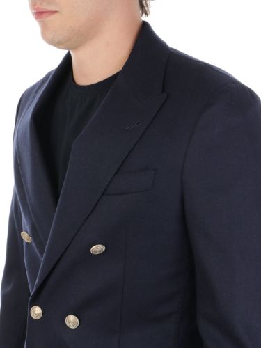 Picture of ELEVENTY | Men's Double-Breasted Wool and Cashmere Blazer