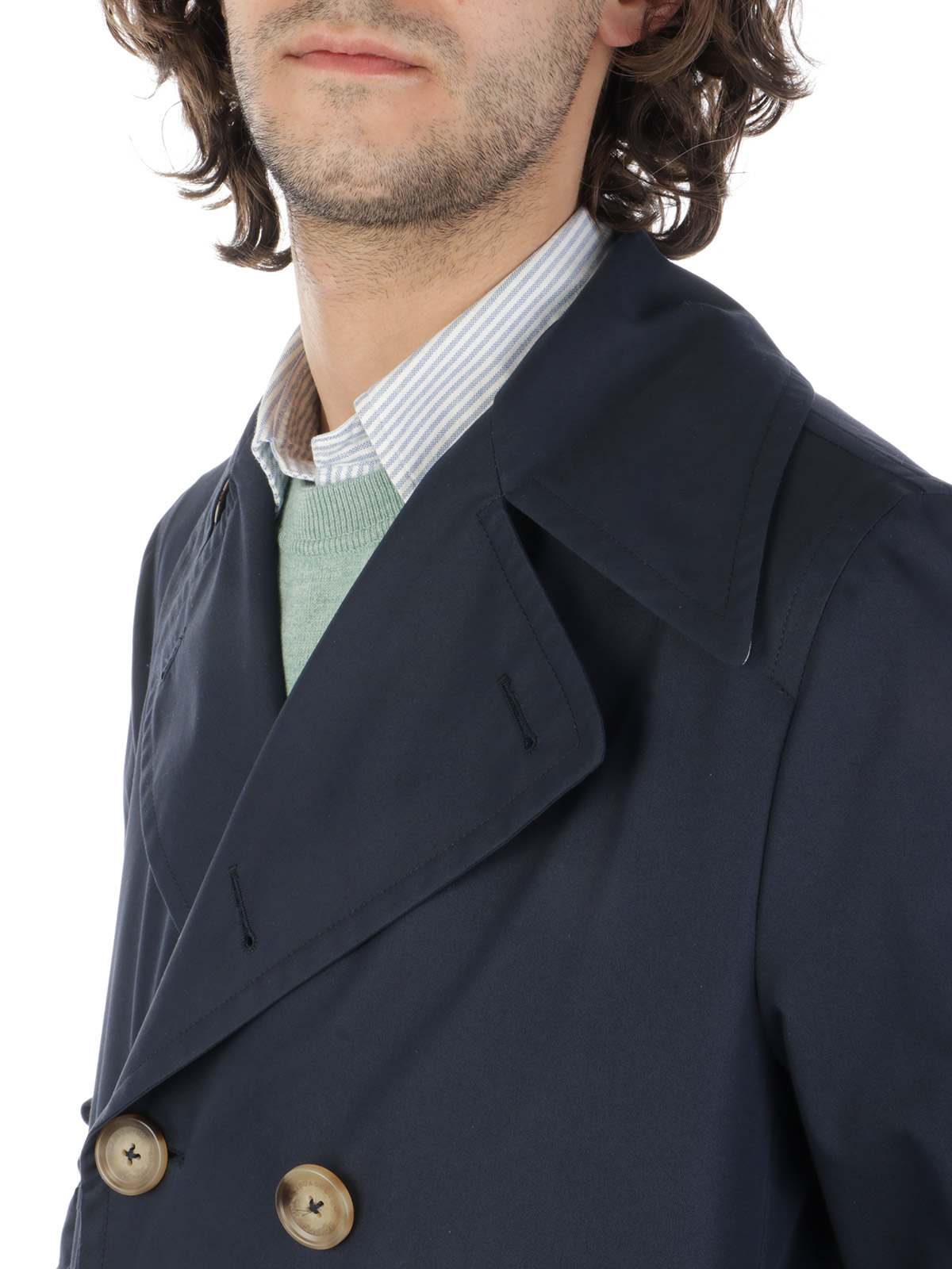 AQUASCUTUM Men s Cotton Peacoat