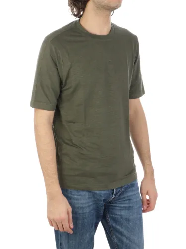 Immagine di FILIPPO DE LAURENTIIS | T-Shirt Uomo in Lino Stretch