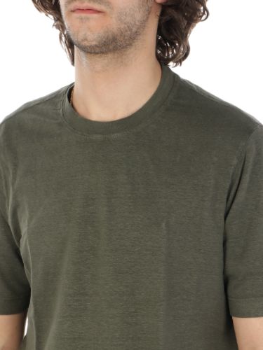 Immagine di FILIPPO DE LAURENTIIS | T-Shirt Uomo in Lino Stretch