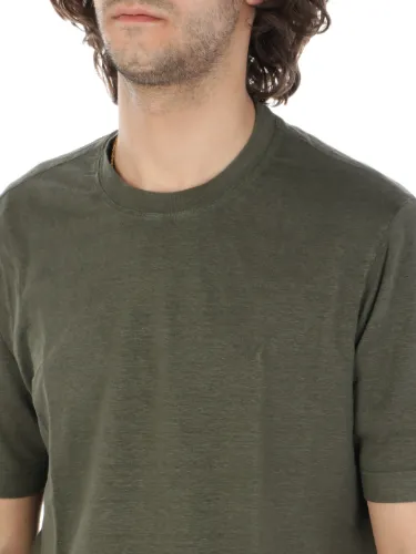Immagine di FILIPPO DE LAURENTIIS | T-Shirt Uomo in Lino Stretch