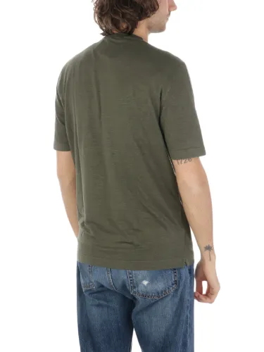 Immagine di FILIPPO DE LAURENTIIS | T-Shirt Uomo in Lino Stretch