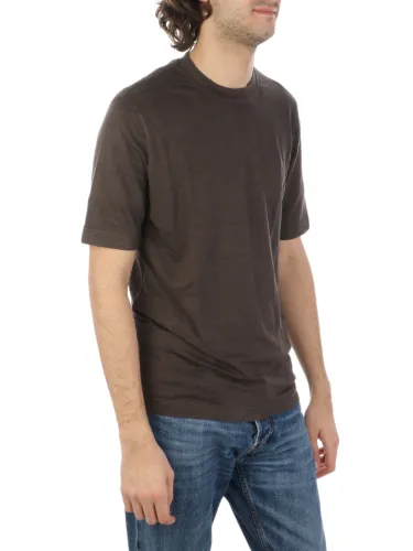 Picture of FILIPPO DE LAURENTIIS | Men's Stretch Linen T-Shirt