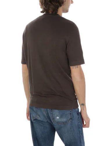 Picture of FILIPPO DE LAURENTIIS | Men's Stretch Linen T-Shirt