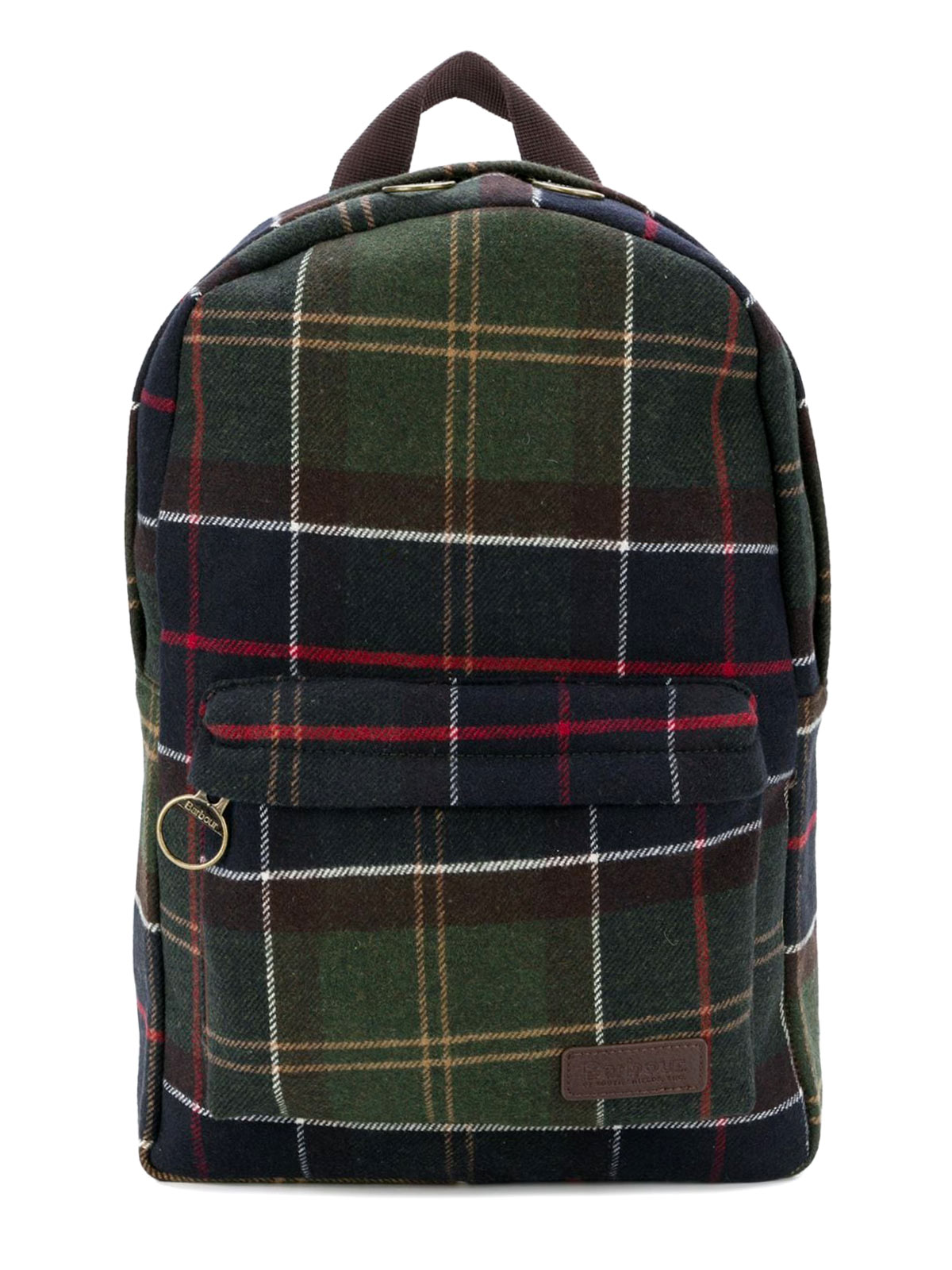 Barbour tartan backpack shop