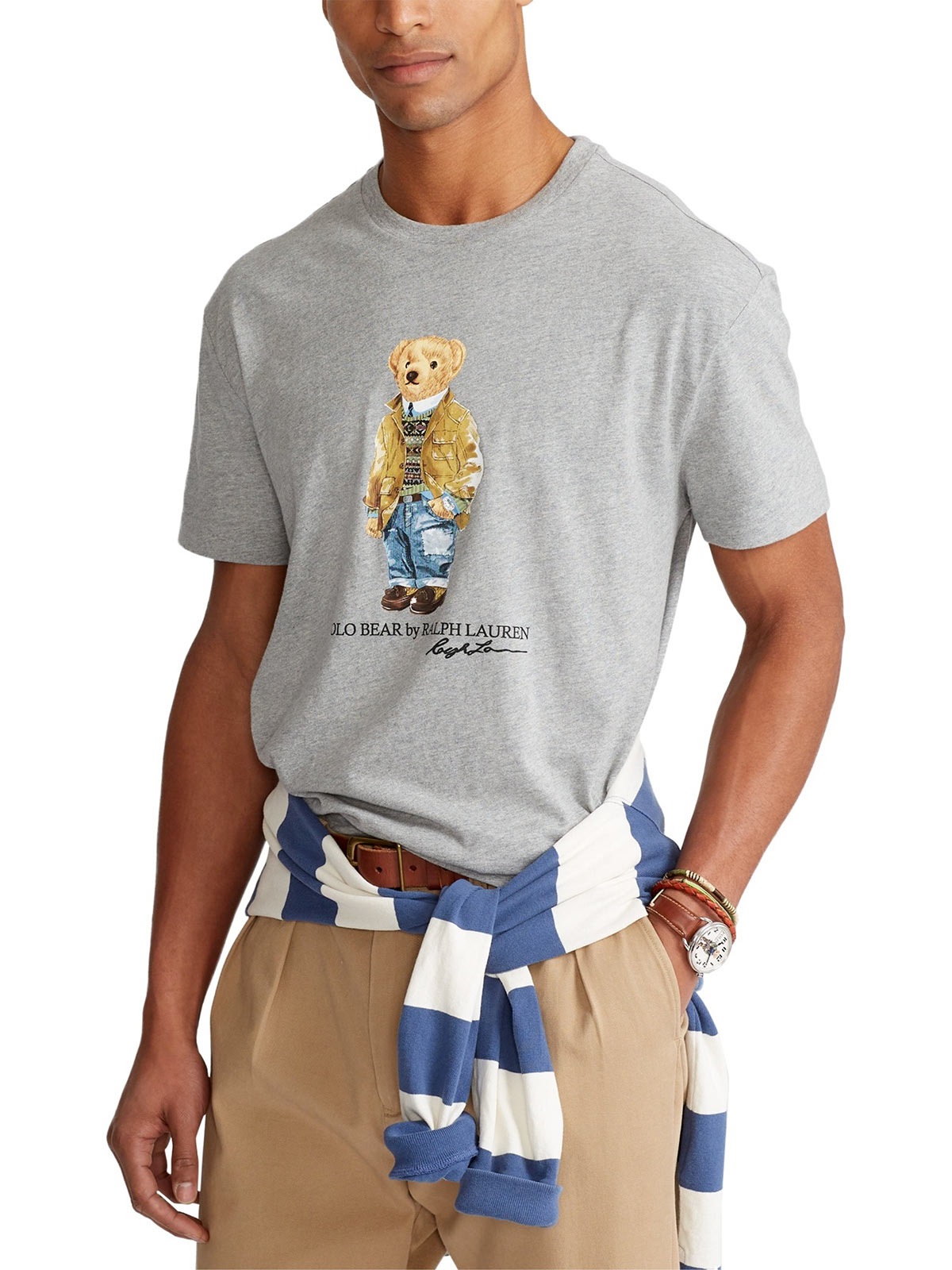 POLO RALPH LAUREN Men's Polo Bear T-Shirt Andover Heather | 710835761002 |  Botta & B Online Store