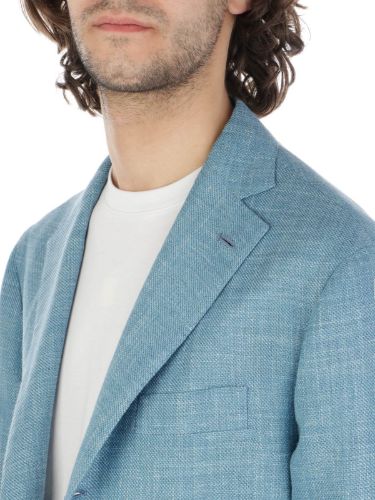 Picture of BARBA | Men's Jimmy Jacket in Wool Silk and Linen