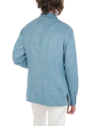 Picture of BARBA | Men's Jimmy Jacket in Wool Silk and Linen