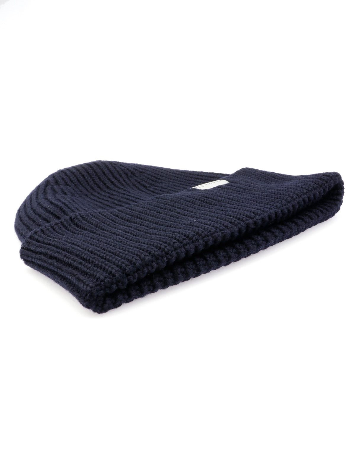 WOOLRICH Berretto Uomo in Lana Vergine Blu Scuro | WOAC0113MR | Botta \u0026 B  Abbigliamento