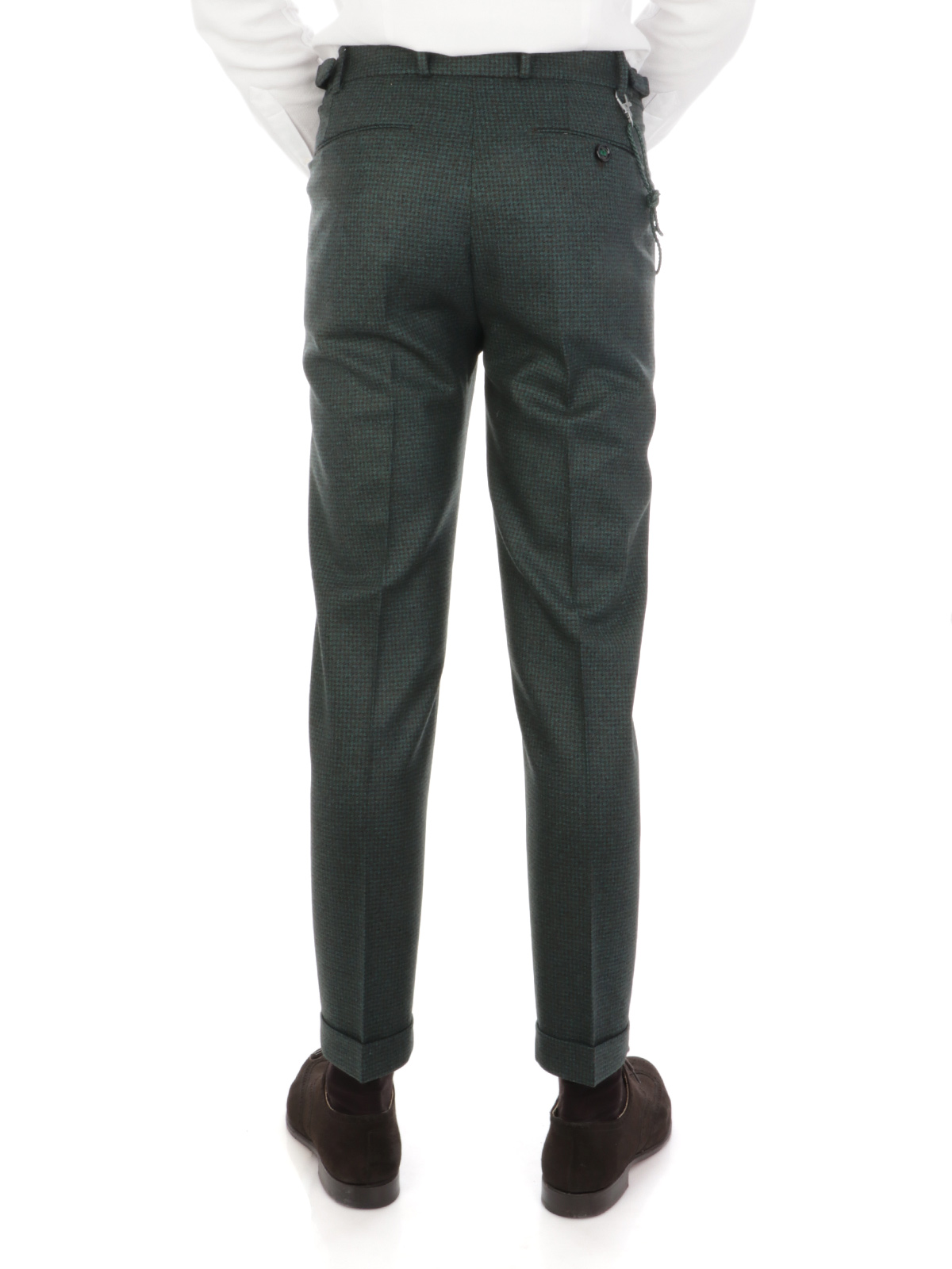 BERWICH Pantalone Uomo Retro in Lana Verde | AN4326 | Botta \u0026 B  Abbigliamento