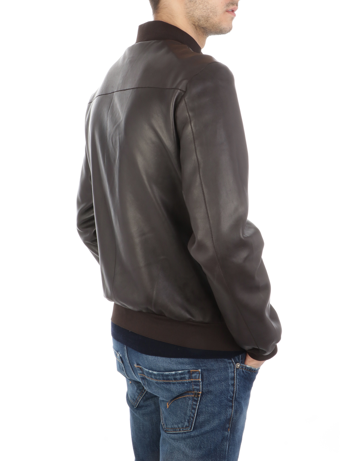 Immagine di THE JACK LEATHERS | Giacca in Pelle Uomo Derek Seamless