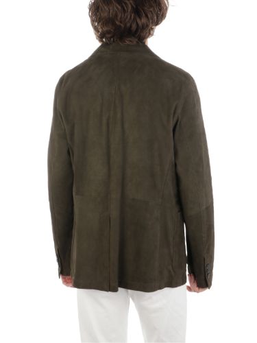 Immagine di PROLEATHER | Giacca Uomo 2 Bottoni in Pelle Scamosciata