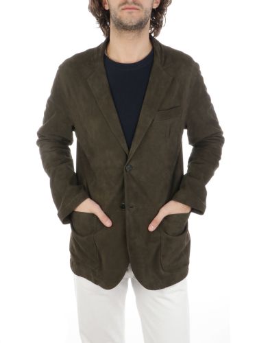 Immagine di PROLEATHER | Giacca Uomo 2 Bottoni in Pelle Scamosciata