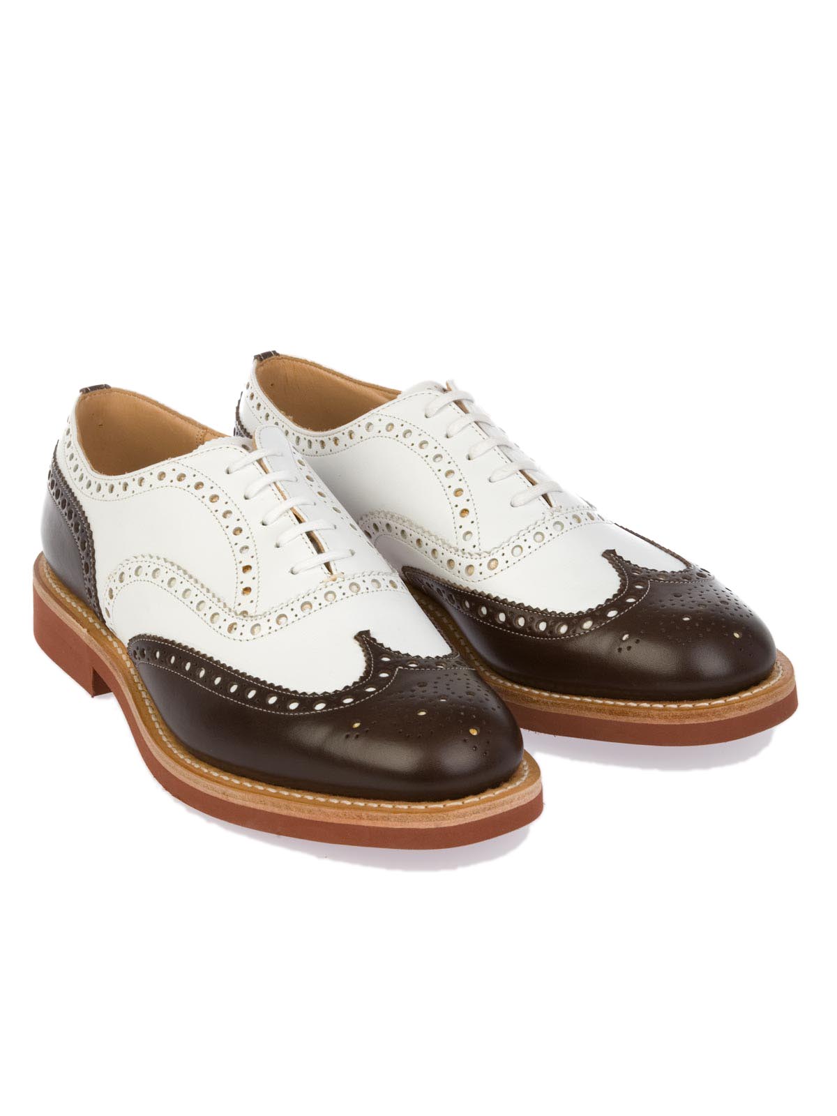 Church�s Downton Shoe Brown White DOWNTON_PRESTIGE Botta Church�s Downton Shoe Brown White DOWNTON_PRESTIGE Botta