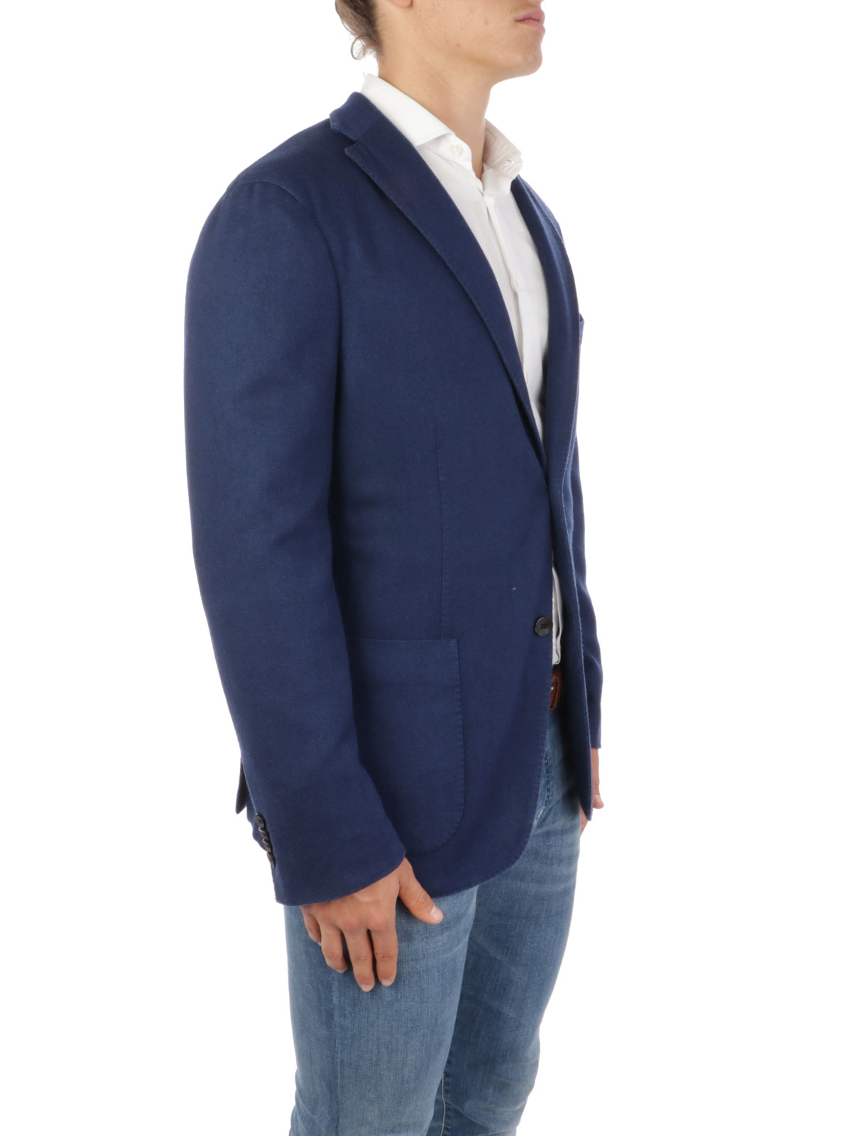 BOGLIOLI Giacca Uomo in Lana Blu | N1302JBSC450 | Botta \u0026 B Abbigliamento