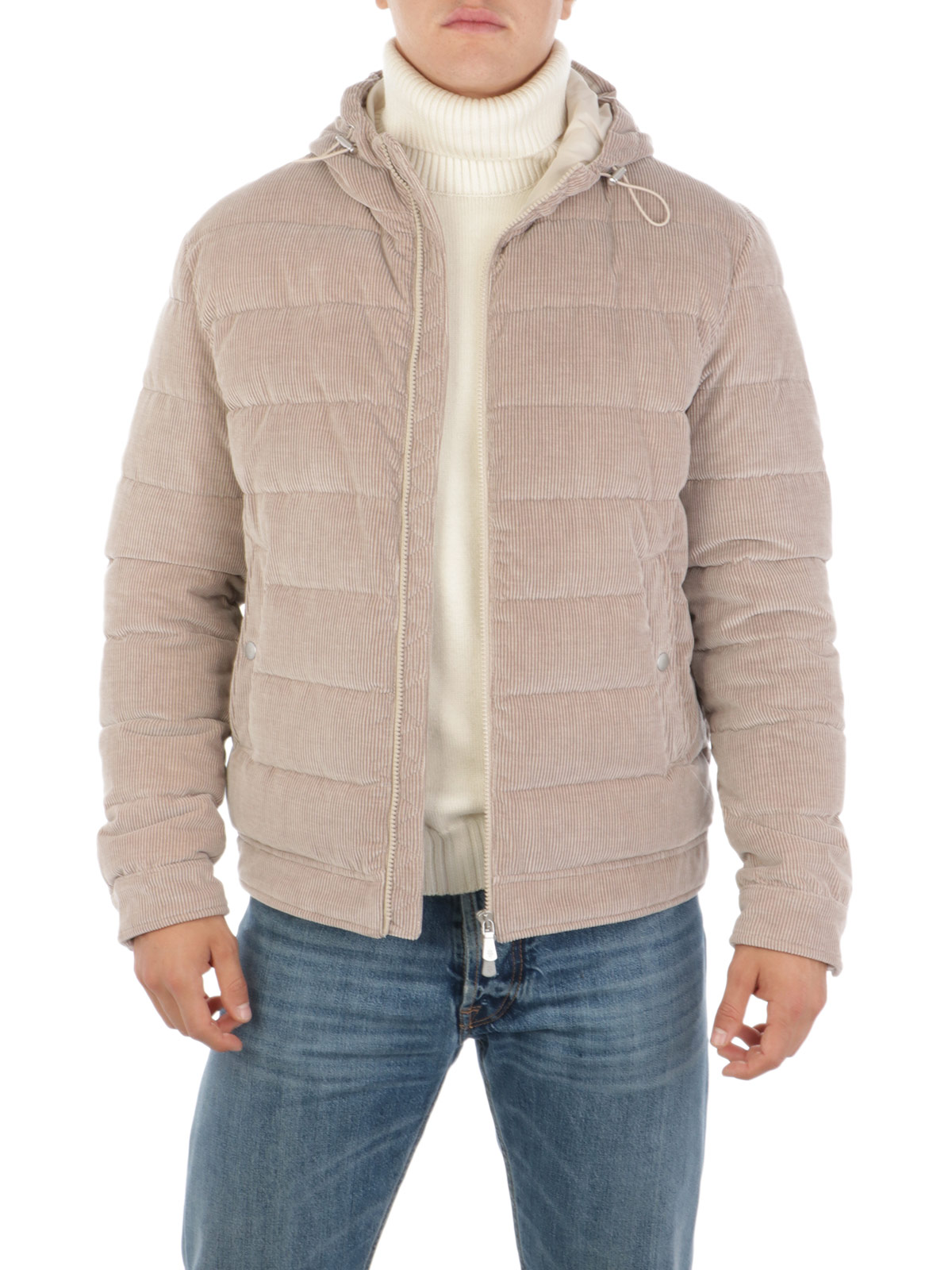 Picture of ELEVENTY | Men's Cotton and Cashmere Quilted Jacket