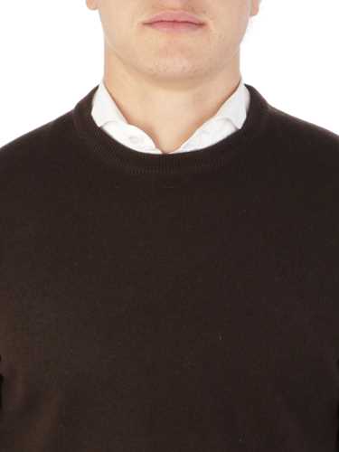 Picture of MALO | Men's Shaved Cashmere Crewneck Sweater