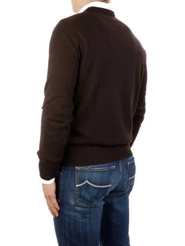 Picture of MALO | Men's Shaved Cashmere Crewneck Sweater